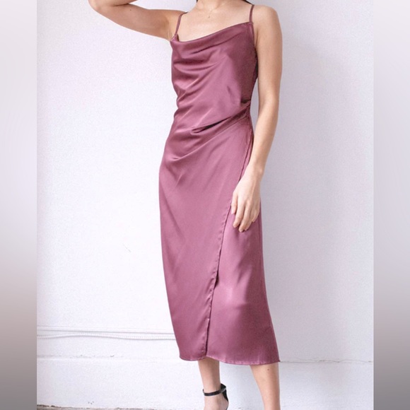 Satin slip dress (size small BNWT) - Picture 1 of 7